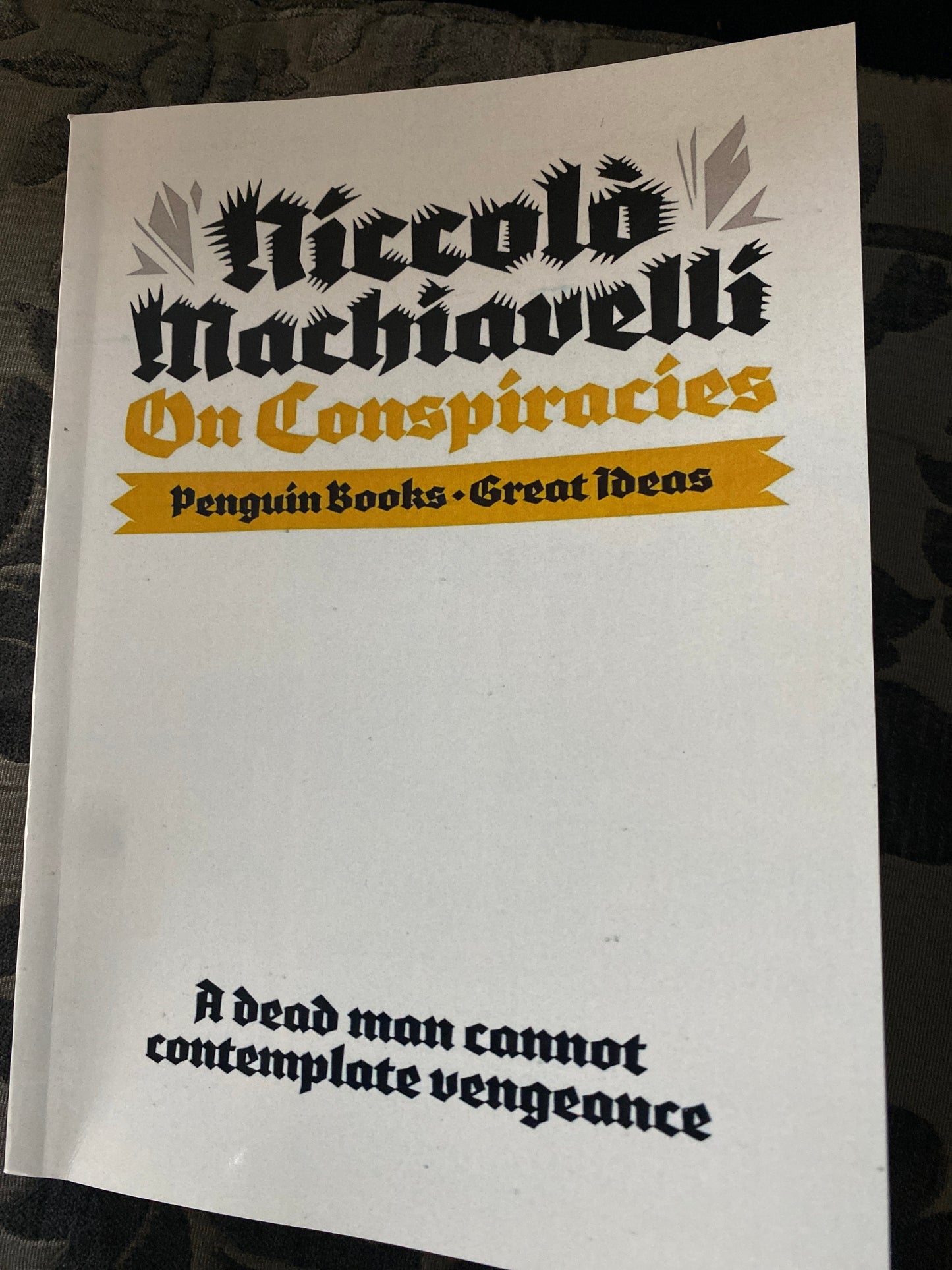 Niccolò Machiavelli: On Conspiracies (Penguin Great Ideas)