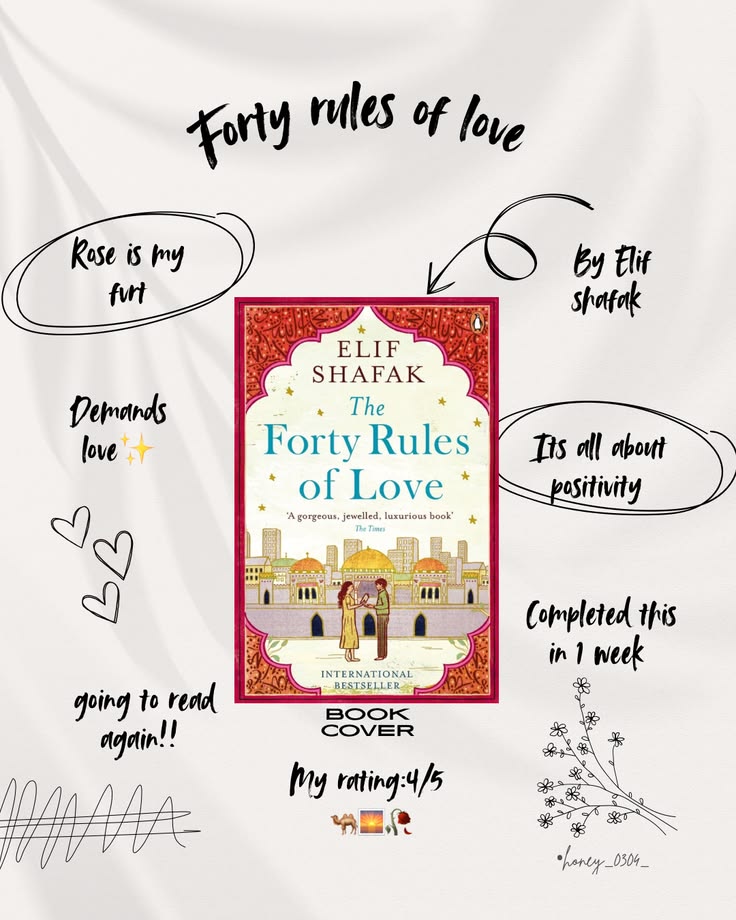 The Forty Rules of Love Elif Shafak