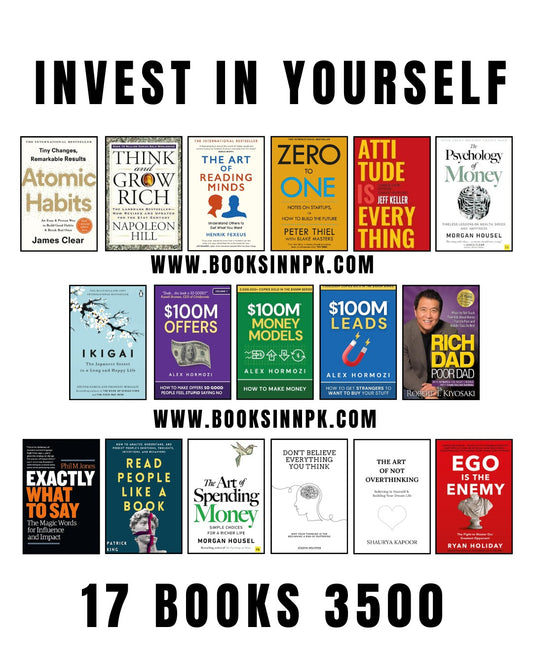 Invest In yourself deal : 15+(2 Gift books) 17 books