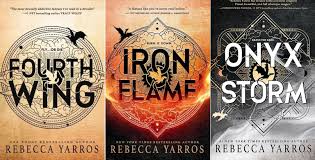 Fourth Wing , Onyx Storm , Iron Flame by Rebecca Yarros deal